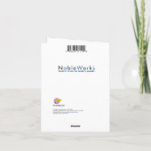 おもしろい誕生日グリーティングカード – 男性のメモリ不良 カード (裏面)