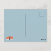 おもしろい誕生日パーティーへの招待 ポストカード (裏面)