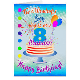 おもしろい誕生日ボーイ – 青/青パーソナライズされた色