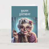 おもしろい誕生日ユーモア感動的ビューティフルソウル カード (正面)