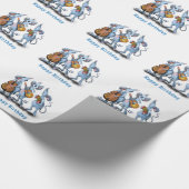 おもしろい誕生日ラッピング紙ミュージカルマウスバンド ラッピングペーパー (角)