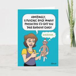 おもしろい誕生日予測 カード