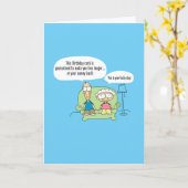 おもしろい誕生日保証カード–119 カード (黄色い花)