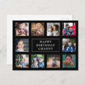 おもしろい誕生日写真用はがき ポストカード (正面/裏面)