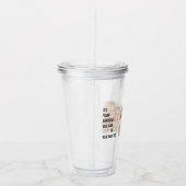 おもしろい誕生日引用文 |コラージュ写真 |ギフ最高のト アクリルタンブラー (右)