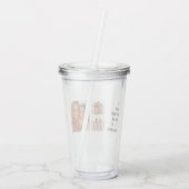 おもしろい誕生日引用文 |コラージュ写真 |ギフ最高のト アクリルタンブラー (裏面)