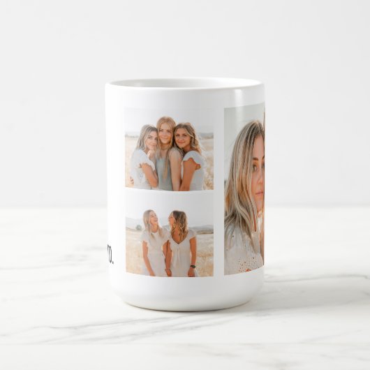 おもしろい誕生日引用文 |コラージュ写真 |ギフ最高のト コーヒーマグカップ (中央)