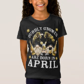 おもしろい誕生日格言Mom Are Iはシャンパンのママのための生まれISである Tシャツ (正面)