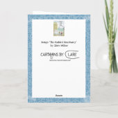 おもしろい誕生日漫画グリーティングカード:海鳥 カード (裏面)