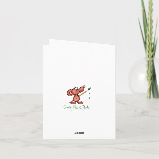 おもしろい誕生日素敵な友人かわいい猫犬 カード (裏面)