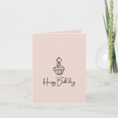 おもしろい誕生日詩 カード (正面)