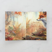 おもしろい誕生日誇りを持った自然 カード (内部)