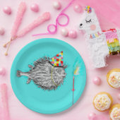 おもしろい誕生日魚願い ペーパープレート (パーティー)