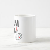 おもしろい誕生日70歳69歳 コーヒーマグカップ (中央)