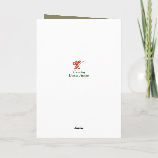 おもしろい誕生日、あなたを愛する古いヤギから カード (裏面)