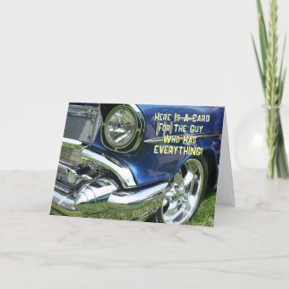 おもしろい誕生日...すべてを持っている男vs 2 カード