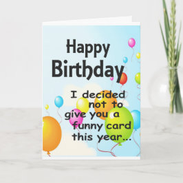おもしろい誕生日 カード