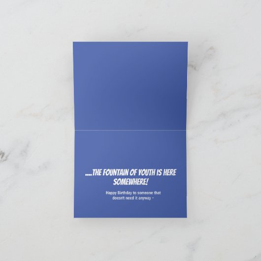 おもしろい誕生日 カード (内部)