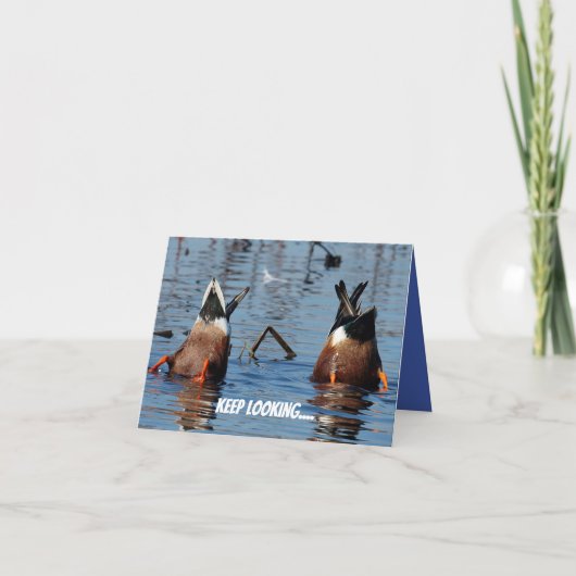 おもしろい誕生日 カード (正面)