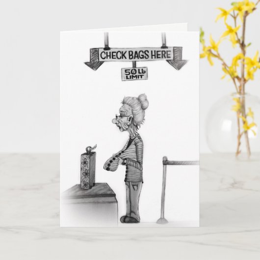 おもしろい誕生日 カード (黄色い花)