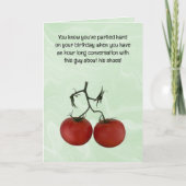 おもしろい誕生日 カード (正面)