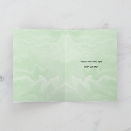 おもしろい誕生日 カード (内部)