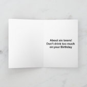 おもしろい誕生日 カード (内部)