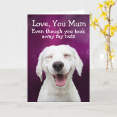 おもしろい誕生日 カード (黄色い花)