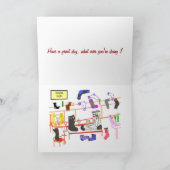 おもしろい誕生日 カード (内部)