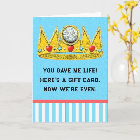 おもしろい誕生日 カード (黄色い花)