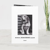 おもしろい誕生日 カード (裏面)