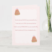 おもしろい誕生日 カード (正面)