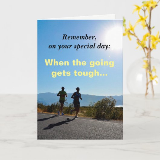 おもしろい誕生日 カード (黄色い花)