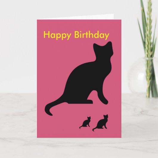 おもしろい誕生日 カード (正面)