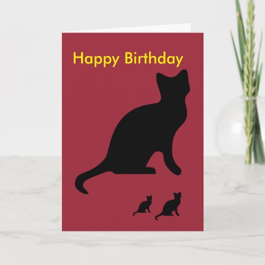 おもしろい誕生日 カード (正面)
