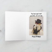 おもしろい誕生日 カード (内部)