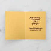 おもしろい誕生日 カード (内部)