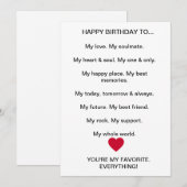 おもしろい誕生日 シーズンカード (正面/裏面)