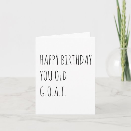 おもしろい誕生日 シーズンカード (正面)