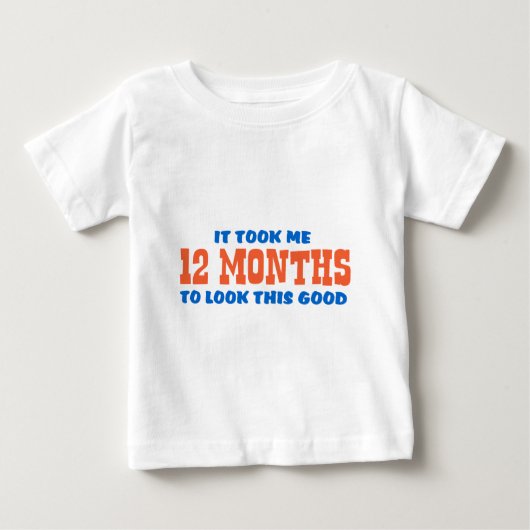 おもしろい誕生日 ベビーTシャツ (正面)