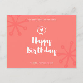 おもしろい誕生日 ポストカード