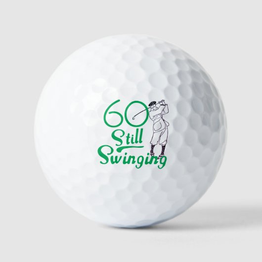 おもしろい誕生日|ユーモアボールカスタマイズ| Golf Ball ゴルフボール (正面)