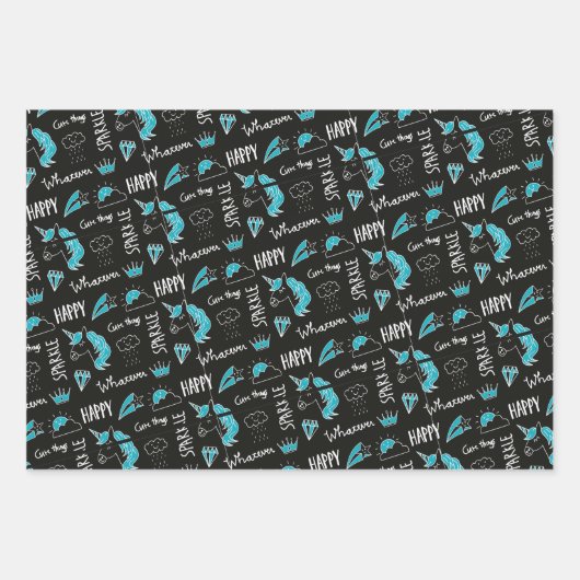 おもしろい誕生日 ラッピングペーパーシート (正面)