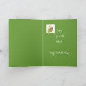 おもしろい誕生日、可愛いマウス カード (内部)