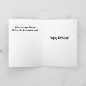 おもしろい誕生日 – 李里の殺害 カード (内部)