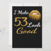 おもしろい誕生日 | 53をよく見せる シーズンカード (正面)
