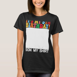 おもしろい誕生日- It's My 5誕生日Sign My Shir Tシャツ