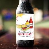 おもしろい誕生日BBQパーティーカスタム ビールラベル