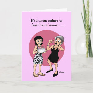 おもしろい誕生日WorryCard カード