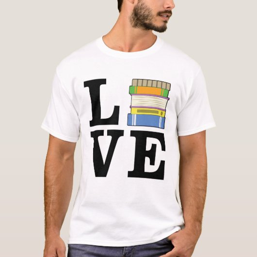 おもしろい読デザイン Tシャツ (正面)